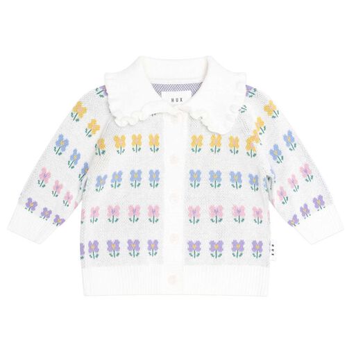 Huxbaby Flower Fields Collar Cardi 3M-2Y